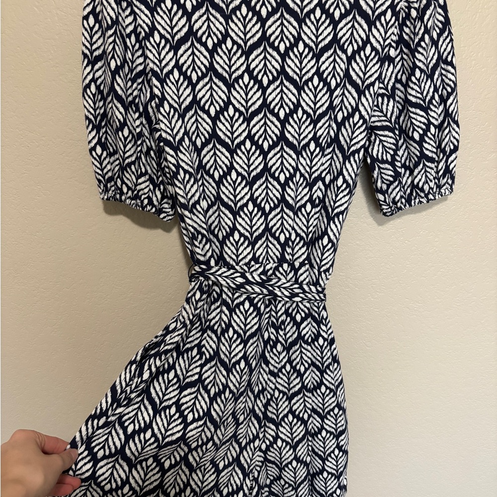 Boden Leaf Pattern Romper - image 2